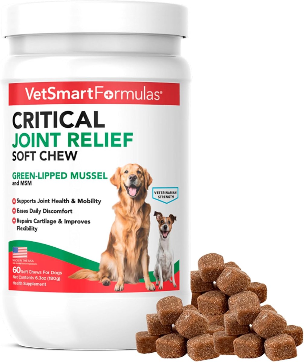 VetSmart Formulas Critical Joint Relief Soft Chews — 60 Count