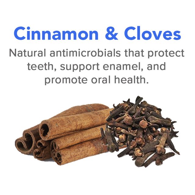 Cinnamon & cloves — ingredient in VetSmart Formulas Total Oral Care